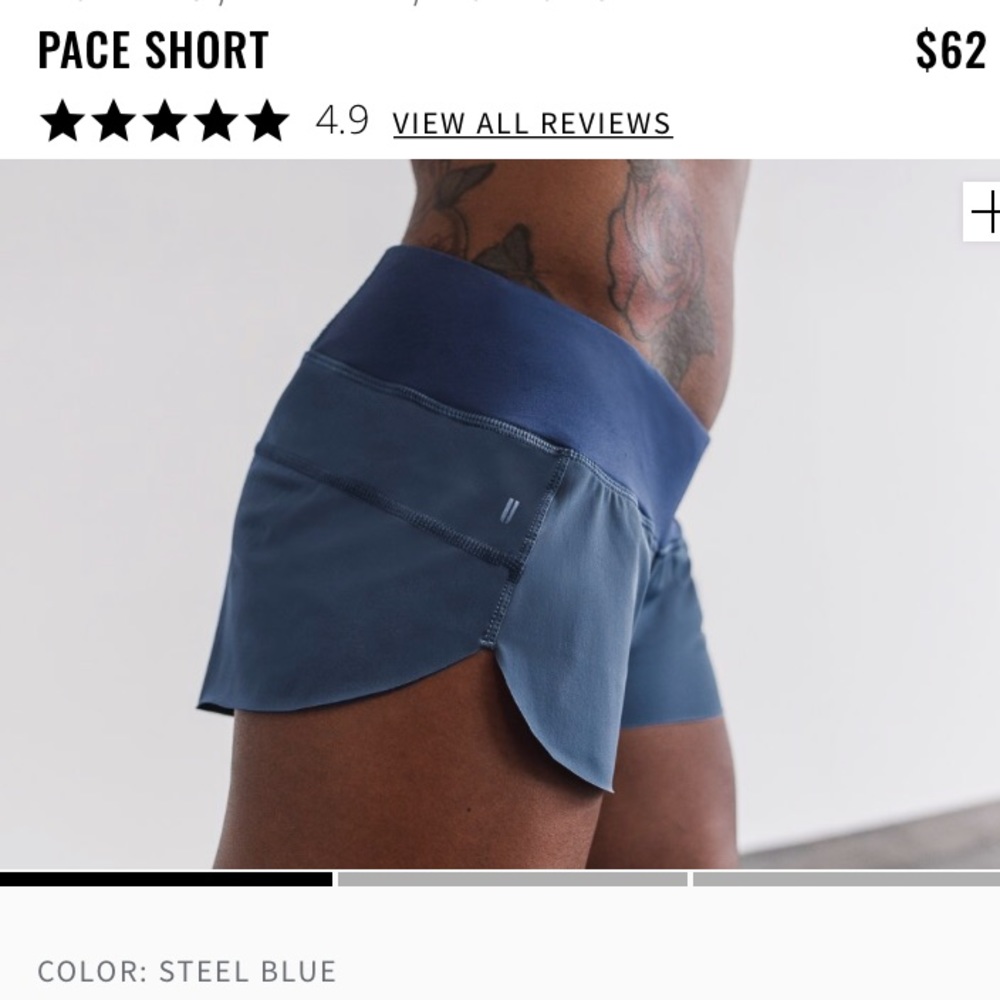 NOBULL Pace Shorts (size medium)